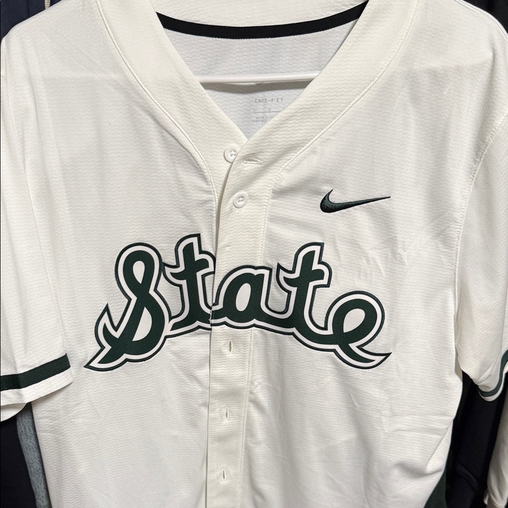 Nike Michigan State Baseball Jersey
